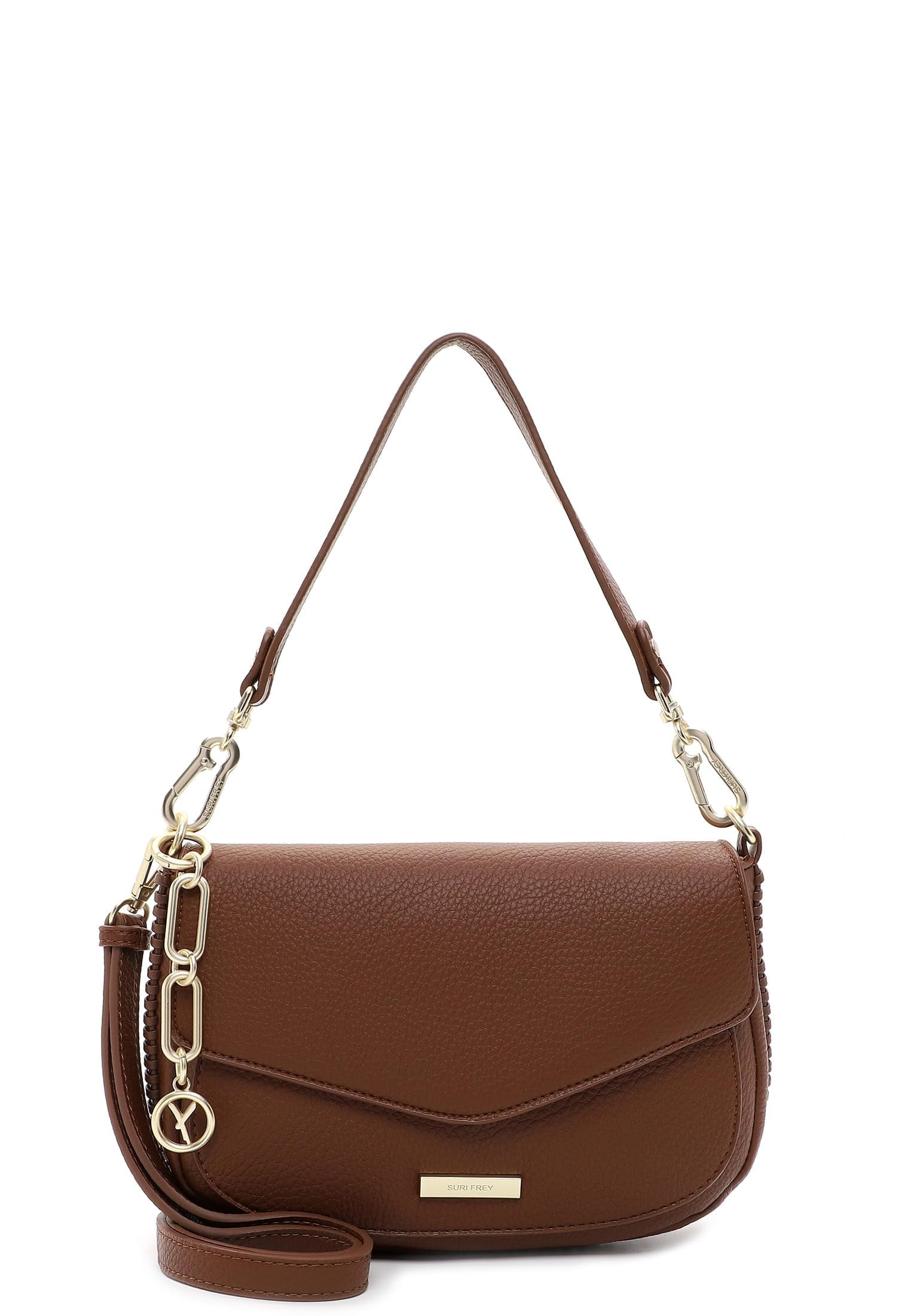 Sac crossbody SFY Daggy Suri Frey cognac en similicuir souple avec bandoulière ajustable