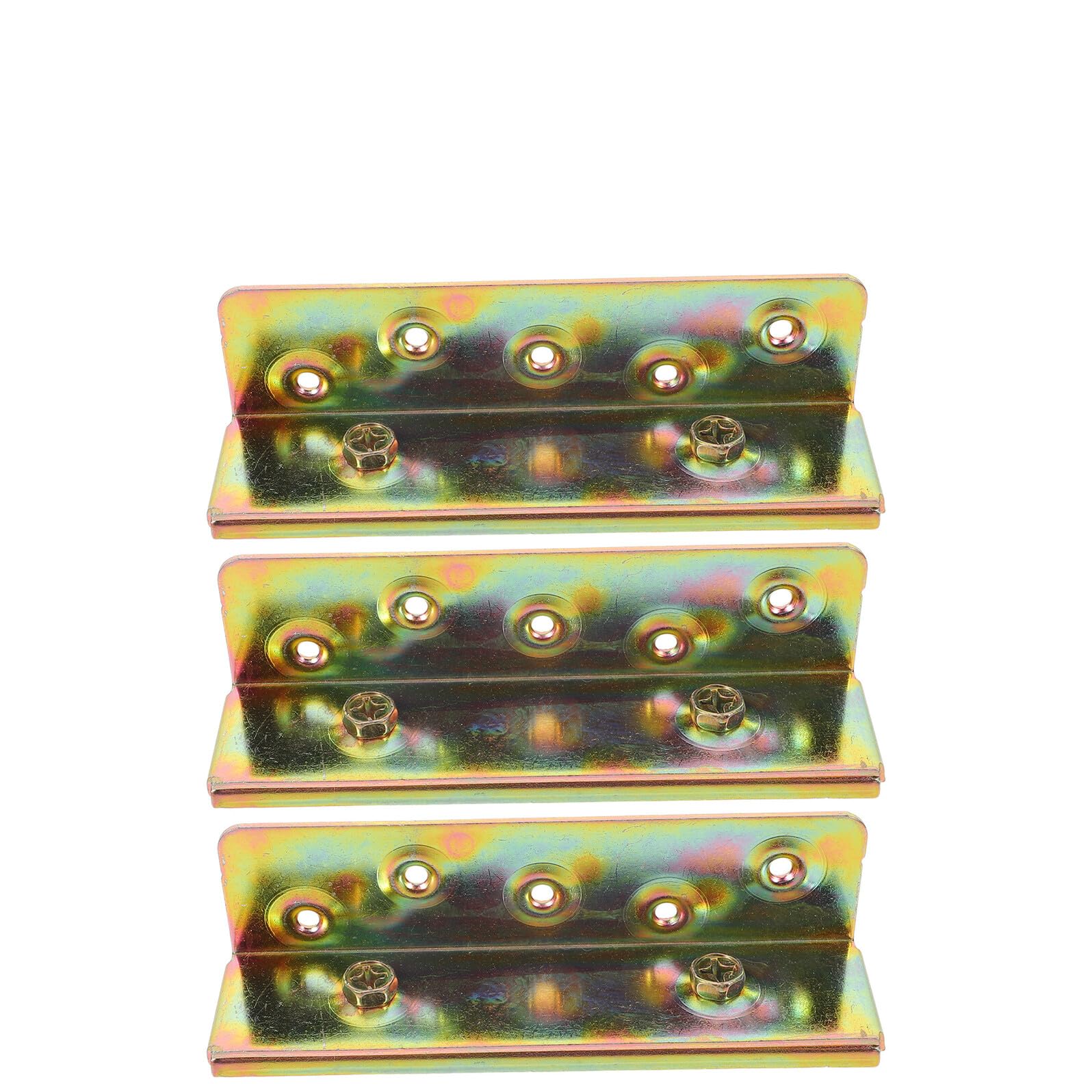 Supports de fixation pour tête de lit métal lot de 4 connecteurs robustes