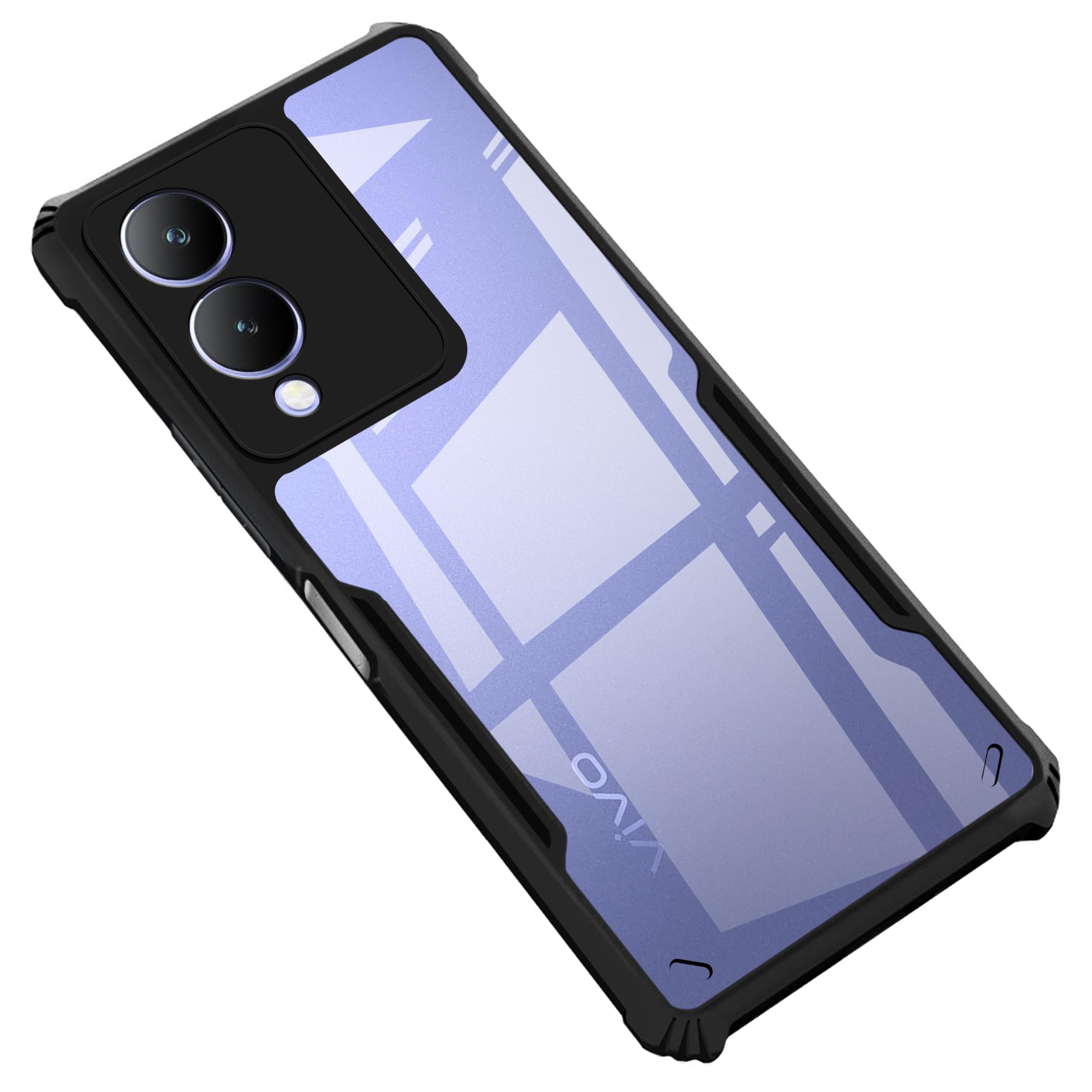 Amazon Brand - Solimo Back Case Cover for Vivo Y28 5G (Polycarbonate_Matte Black) (B0CSZ29QL5) Amazon Price History, Amazon Price Tracker