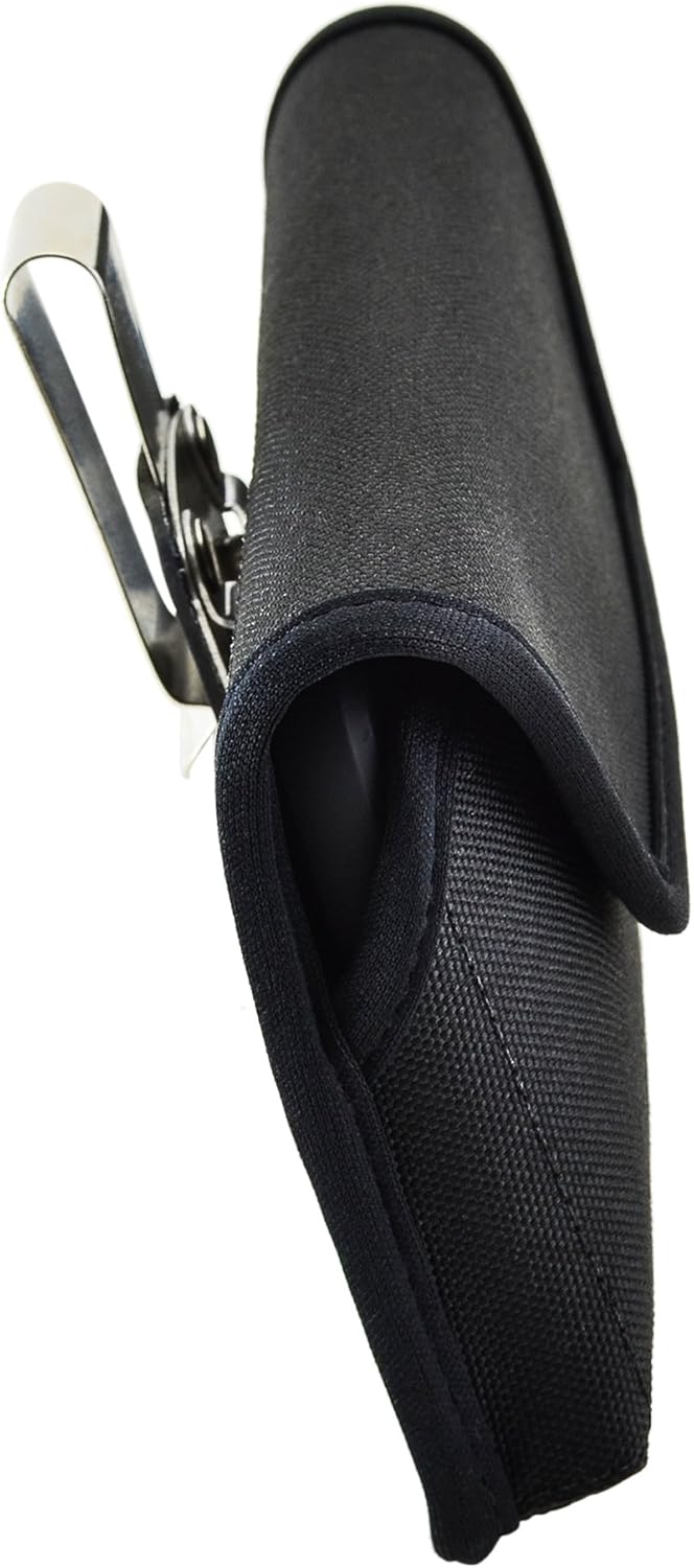 Turtleback Belt Clip Case Made for Google Pixel 2 XL Black Holster Nylon Pouch with Heavy Duty Rotating Belt Clip Horizontal