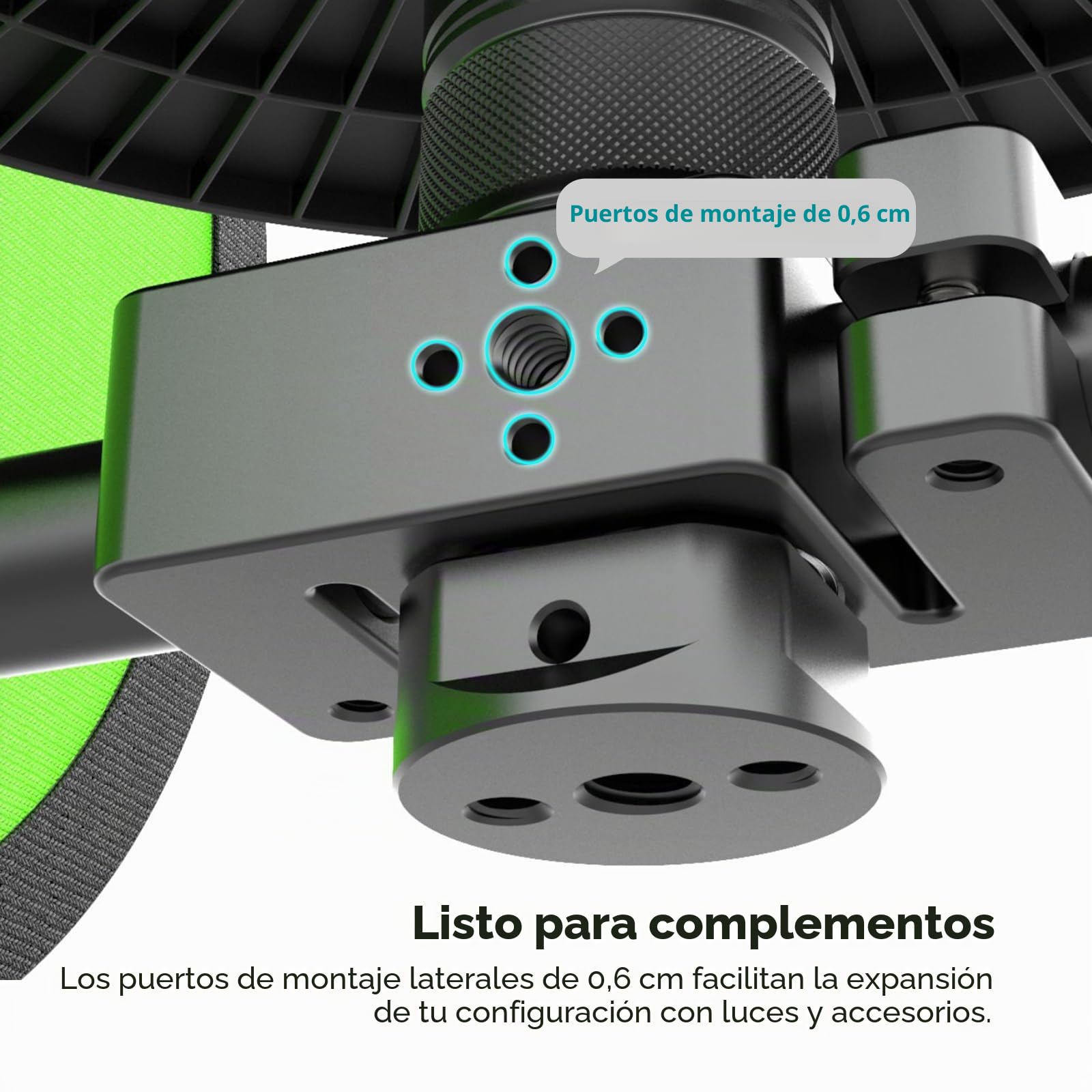 Plataforma Giratoria 360° para Fotografía con Fondo, Plato Giratorio Modular para Vídeo y Productos, Rotación Suave con Doble Rodamiento, para Smartphone, DSLR y Mirrorless, Carga 5 kg – V360MINI