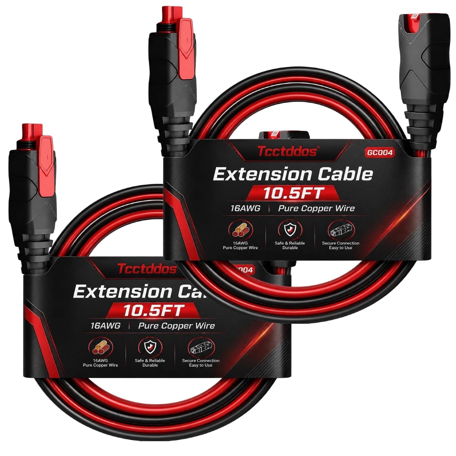 (2 Pack)10.5-Feet GC004 X-Connect Fits for NOCO Battery Charger Accessories