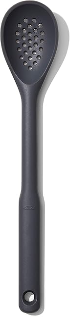 OXO Good Grips Silicone Slotted Spoon - Peppercorn