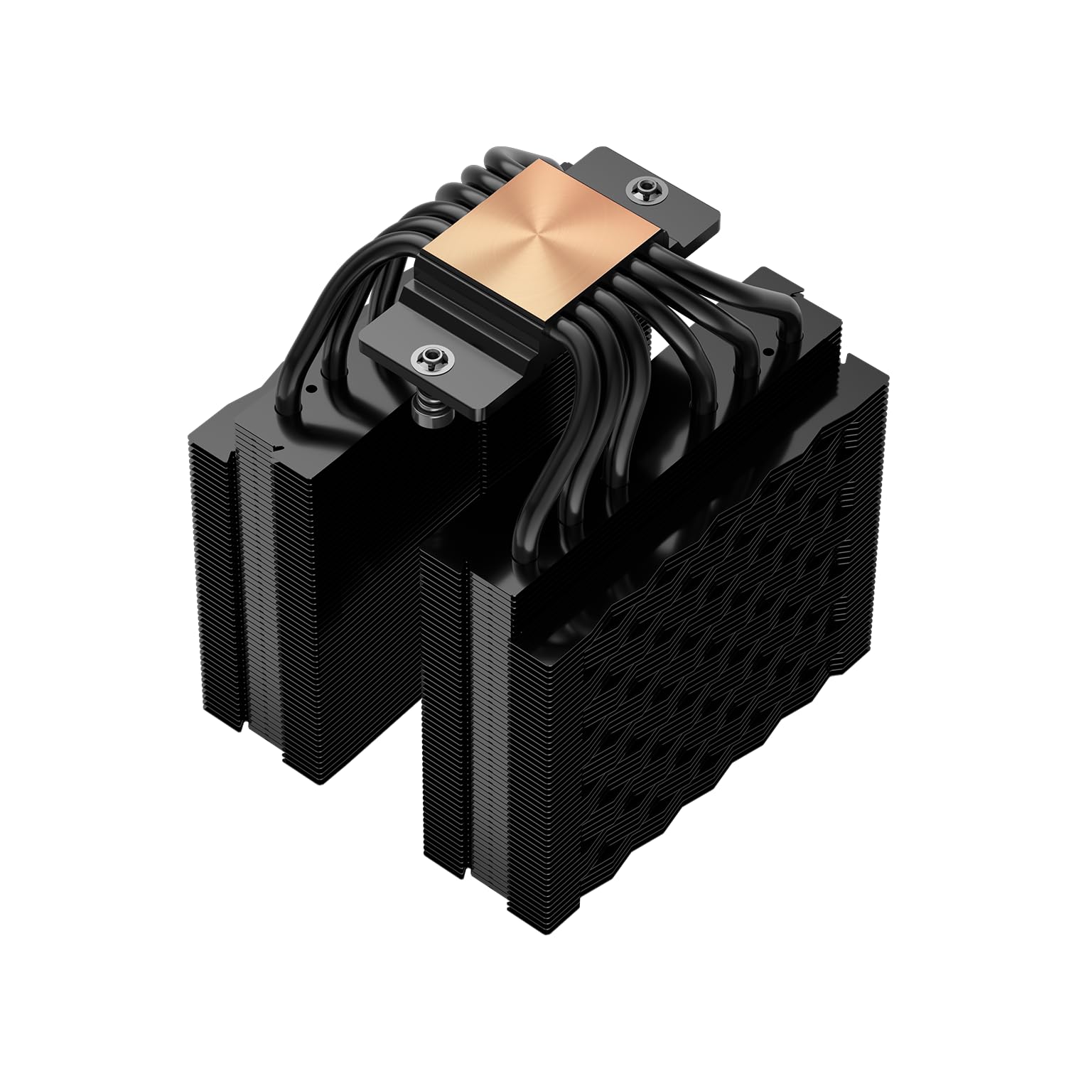 PCCOOLER CPS RT620 Digital BK Dissipatore CPU TDP 265W con display digitale in tempo reale, 6 tubi di calore in rame, due ventole FDB da 120 mm, per AMD AM4/AM5, Intel LGA 115X/1200/1700/1851