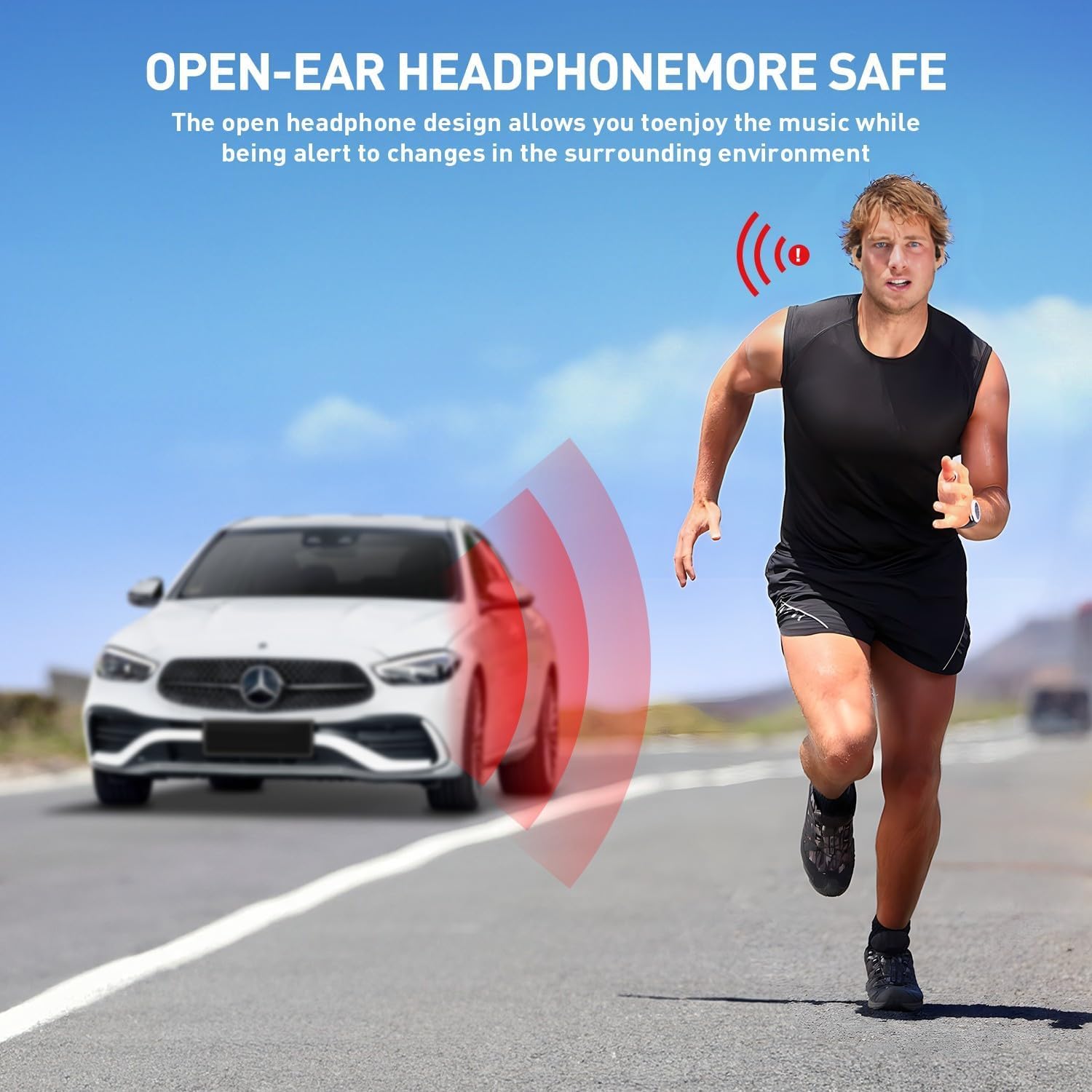 Cuffie da nuoto a conduzione ossea, Bluetooth 5.4, wireless, lettore MP3, memoria integrata da 32 G, display a LED, auricolari aperti per sport impermeabili IPX8 per la corsa