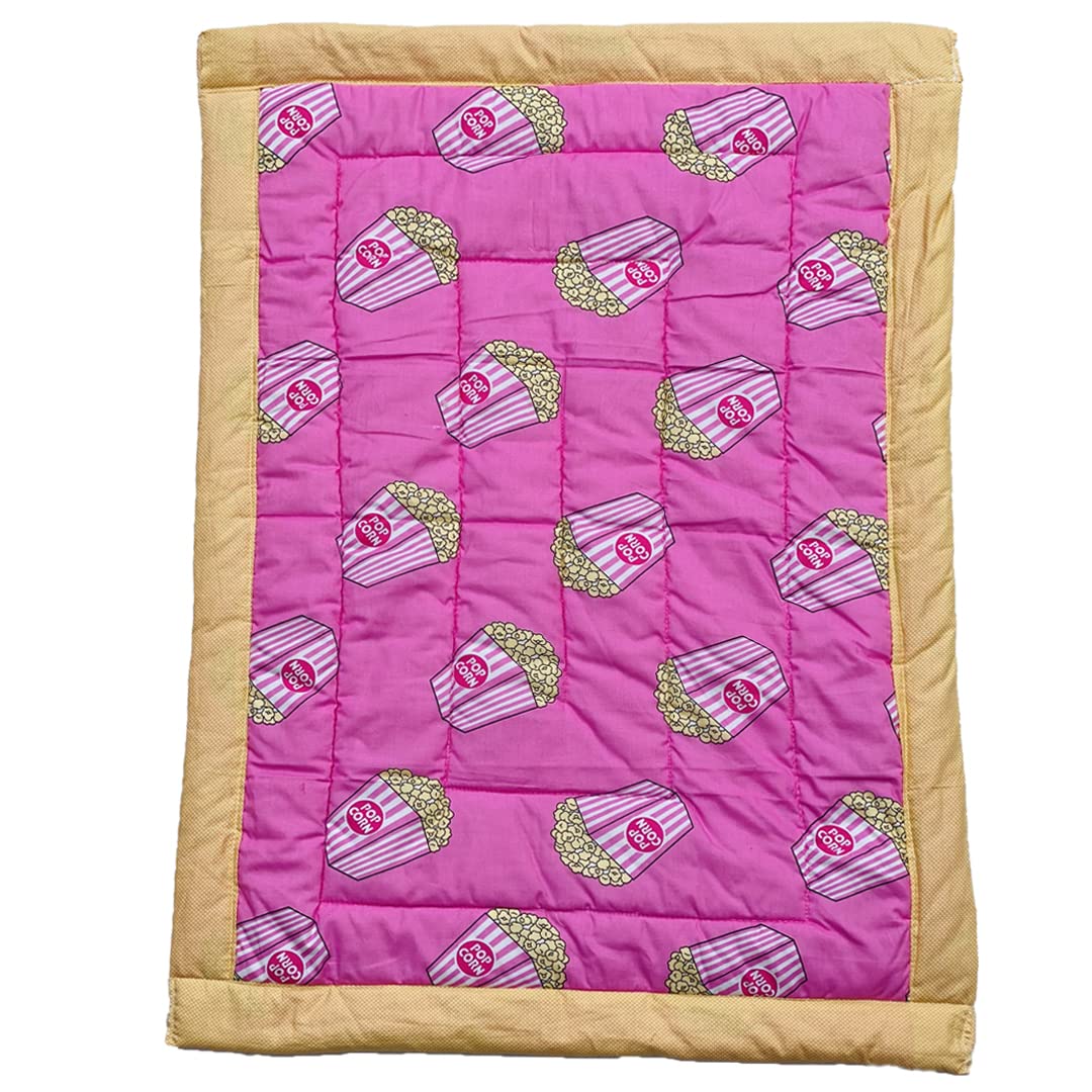 RURIBOSY |Bedding Mattress for Cotton, Baby Sleeping Bed Set Godari Baby Cradle |Sleeping Mat |Multi Purpose Cushioned Bed |Baby Bed for 0 to 2 Years.