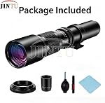 JINTU 1000mm f/8 Telephoto Lens Manual Focus for Canon EOS EF Mount T7 T7i T6 T6i T5 400D 4000D 2000D 1200D 90D 80D 60D 700D 70D 60D 5D IV III 6D 750D 650D 550D SLR Cameras