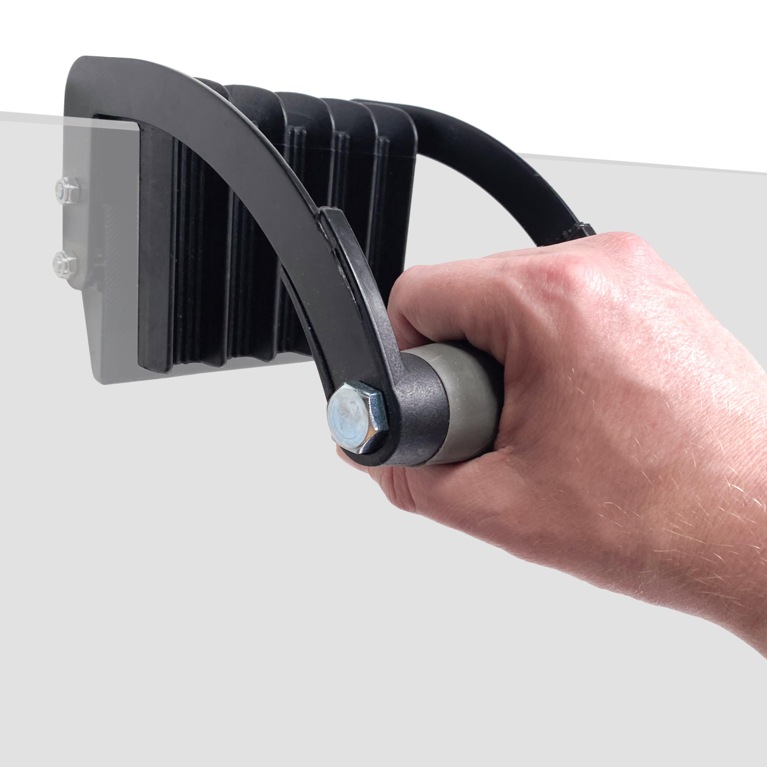 Lymn Panel and Plywood Carrier - 2 Pack - Drywall Lifter Tool for Construction, Wood and Slabs - Self-Adjusting Clamp Holds Up to 3/4