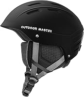 OutdoorMaster Kelvin II Ski & Snowboard Helmet - Adjustable Fit, 14 Vents, Premium EPS Protection for Men Women Youth