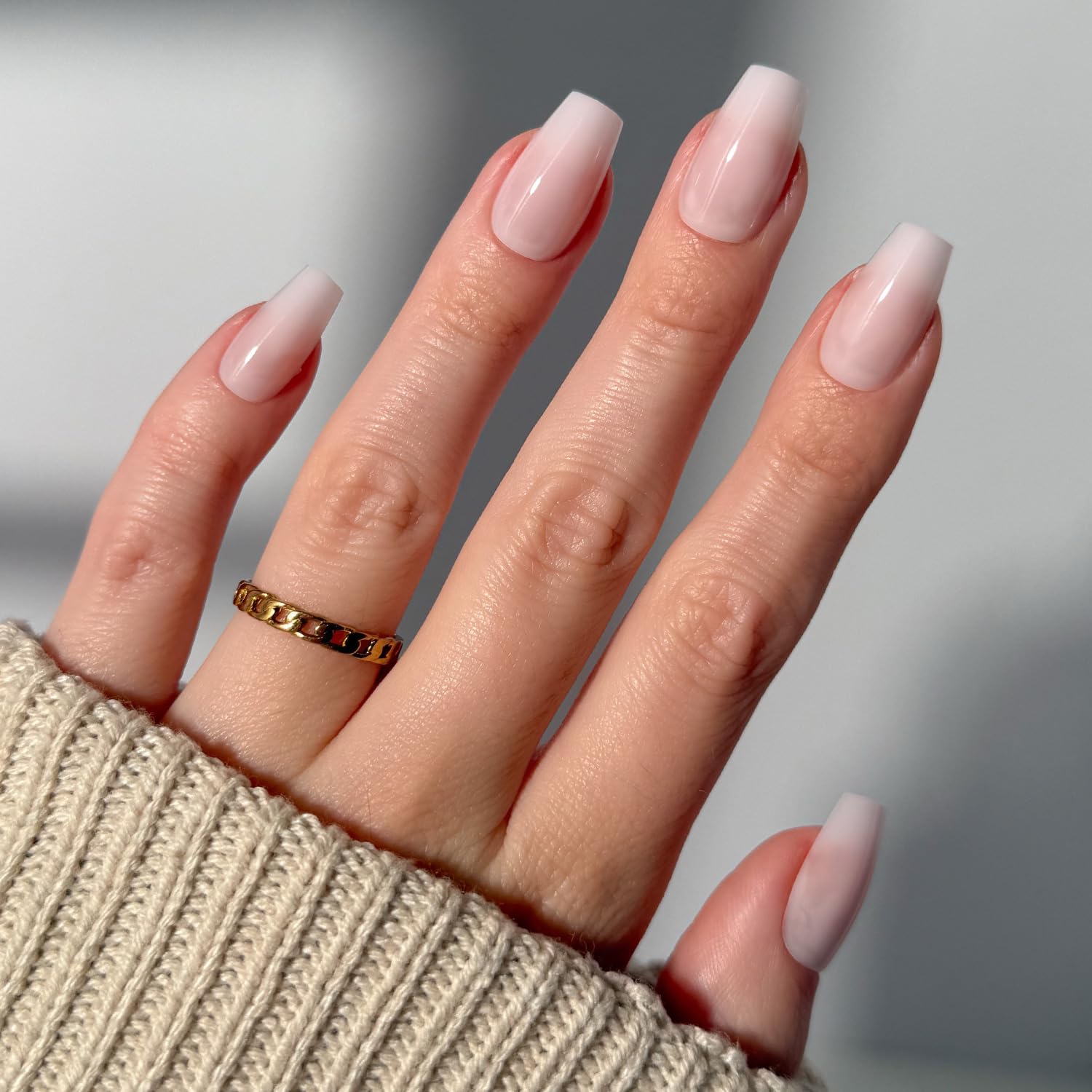 Glamnetic Coffin Press-On Nails Long