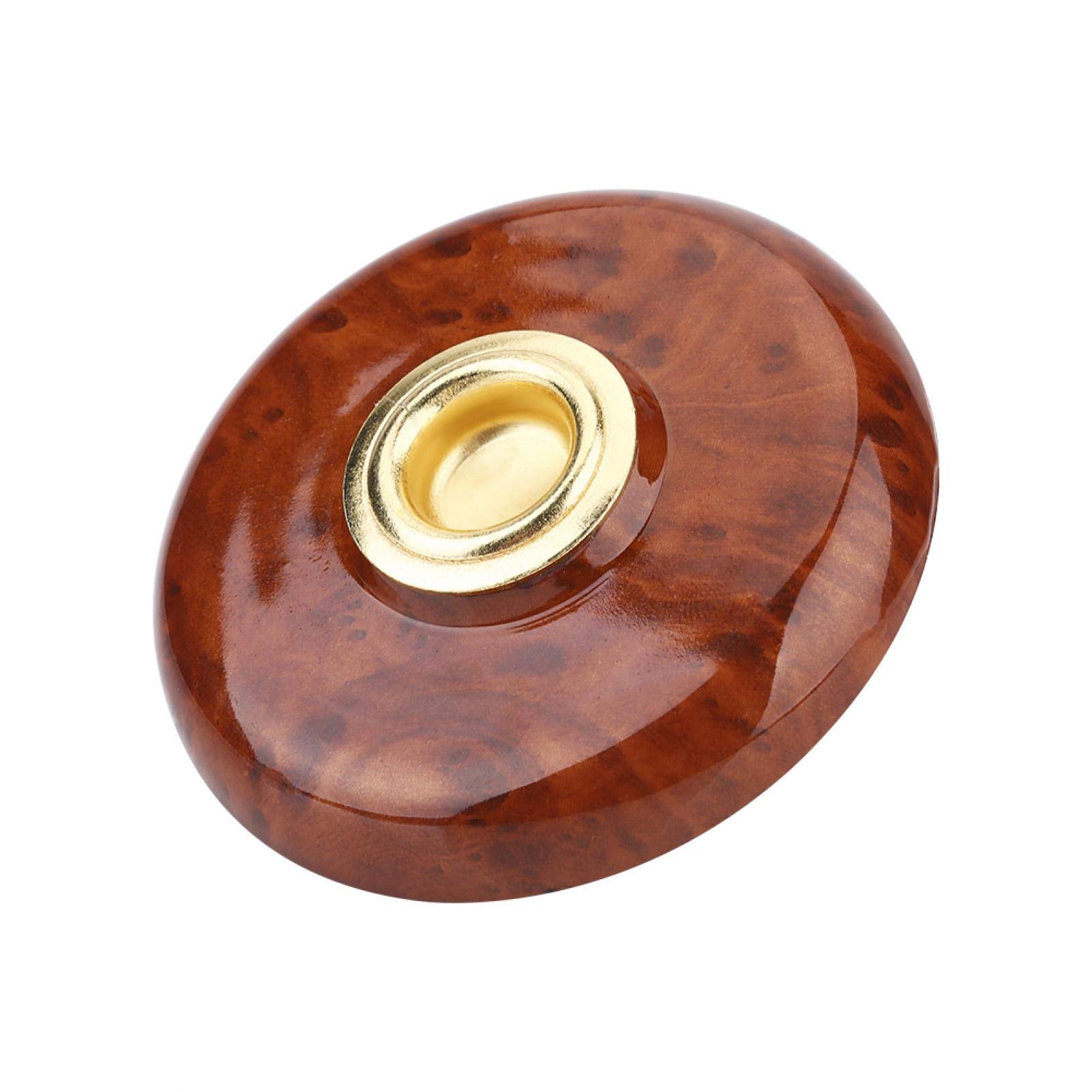 Supporto per puntale, supporto per violoncello, pad per violoncello, plastica robusta di alta qualità per violoncello violoncellista(Marrone)