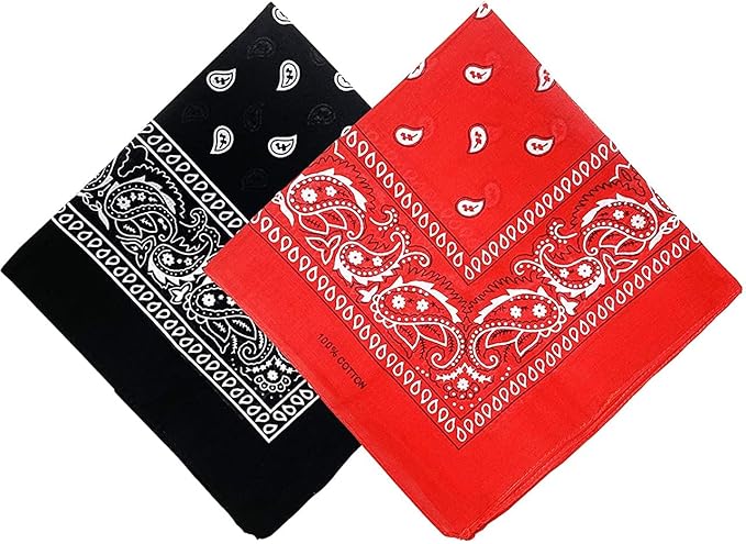 Navkar Crafts Bandanas for Men & Women, Boys and Girls Paisley Headband Scarf Handkerchiefs Wristband Cowboy Neckerchief Head Wrap Face Mask Gift
