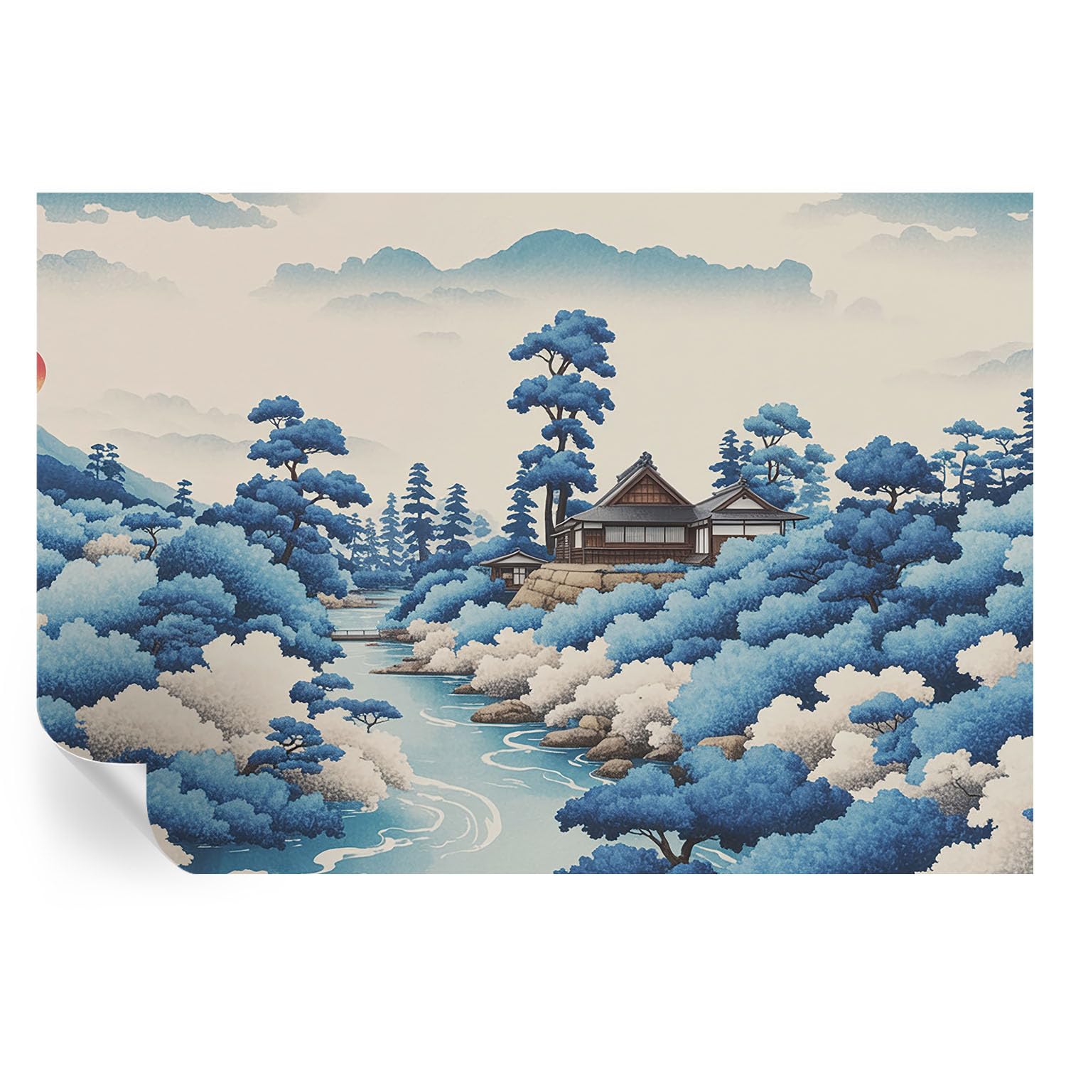 Papel pintado para dormitorio 152x104 cm que renueva paredes viejas sin obras