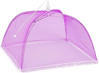 Sulfar Food Cover Umbrella Tent Mosquito Protection Mesh Screen Reusable and Collapsible Outdoor Picnic BBQ Food Covers Ne Price In India