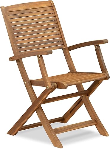 Miniatura 9 de East West Furniture SEHD3CANA - Juego de mesa de madera para patio de 3 piezas que contiene una mesa auxiliar cuadrada de madera de acacia para