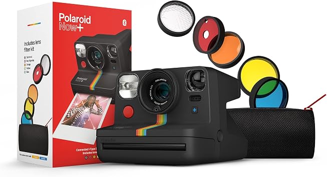 Polaroid Now+ Instant Camera i-Type - Black - 9061