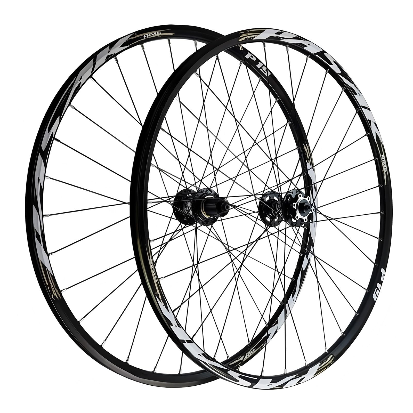 ZXGSXIOU 26/27.5/29" Mountain Bike Wheelset Disc Brake, Quick Release HG Front/Rear Wheel Aluminum Alloy 32H Compatible 7-12 Speed Cassette
