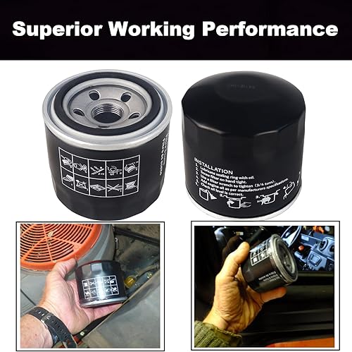 Miniatura 5 de HH150-32094 Filtro de aceite para Kubota BX2200D BX22D BX23D B20 B21 B26 ZD1211 ZD1211 ZD25 ZD28 ZD326 ZD331 ZG327 B5100 B5100 B5200 Tractores B6100