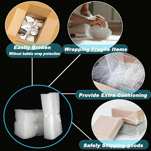 Miniatura 5 de Bolsas y bolsas grandes de burbujas de 16 x 20 pulgadas, 25 bolsas de burbujas, bolsas de amortiguación de burbujas de doble pared para envío,