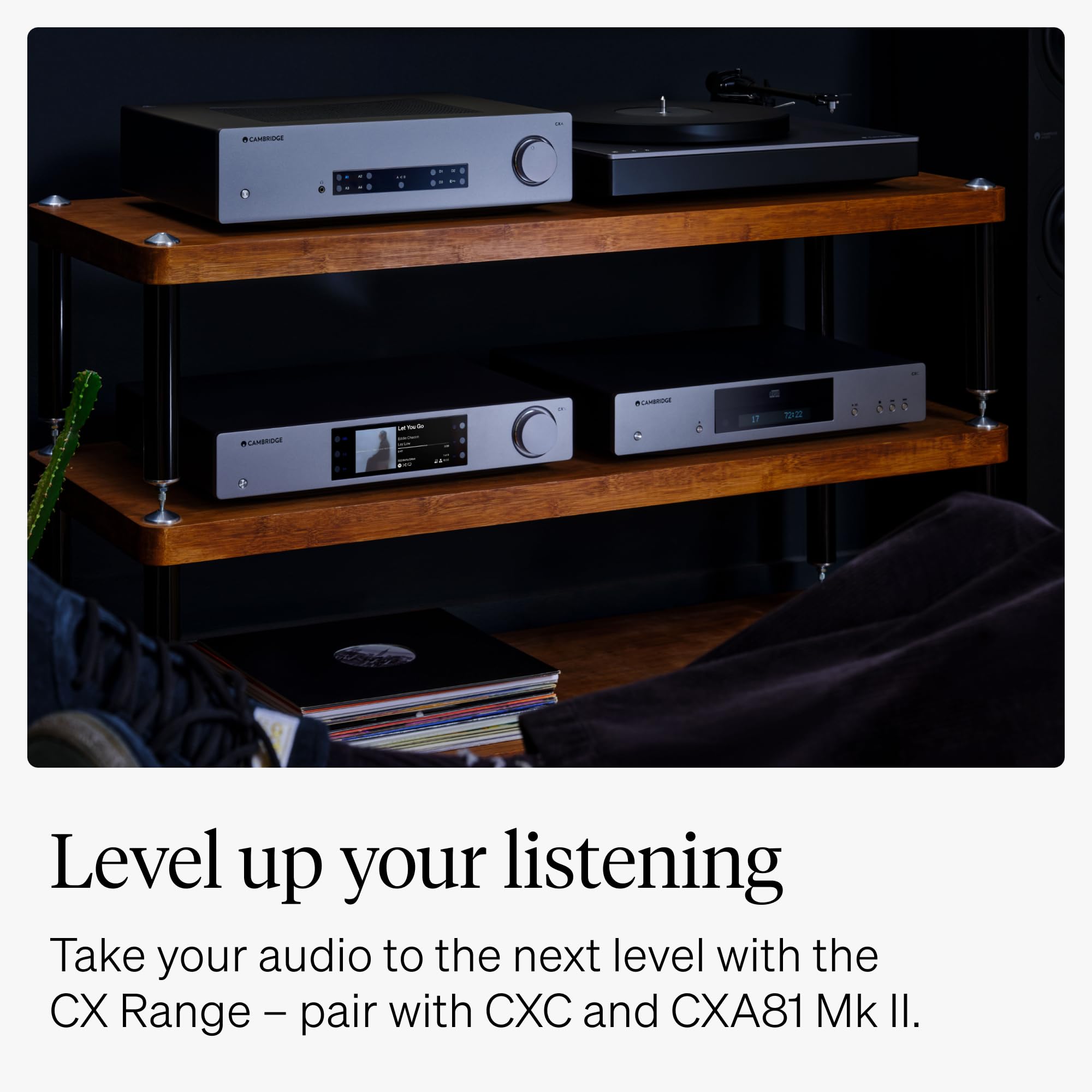 Cambridge Audio CXN100 SE – Hochauflösender WLAN-Netzwerk-Audio-Player & Streamer mit StreamMagic Gen 4, Chromecast Built-in, AirPlay 2, HDMI eARC, Bluetooth aptX HD, Sabre Reference DAC – Lunar Grey