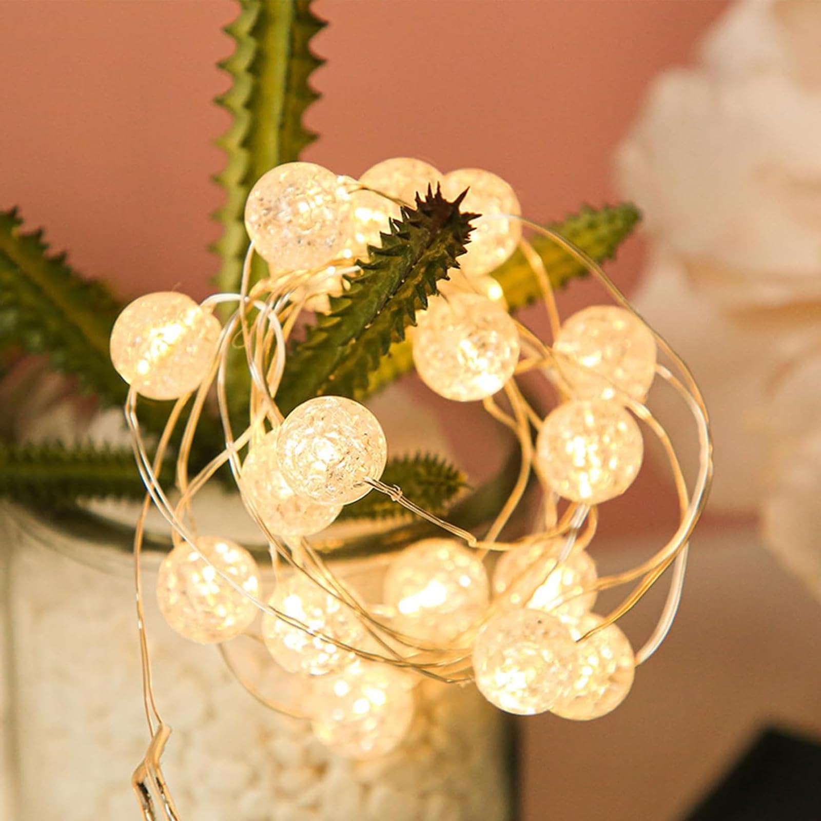 Kleurrijke led-lichtketting, 10-lichts, 2,85 m