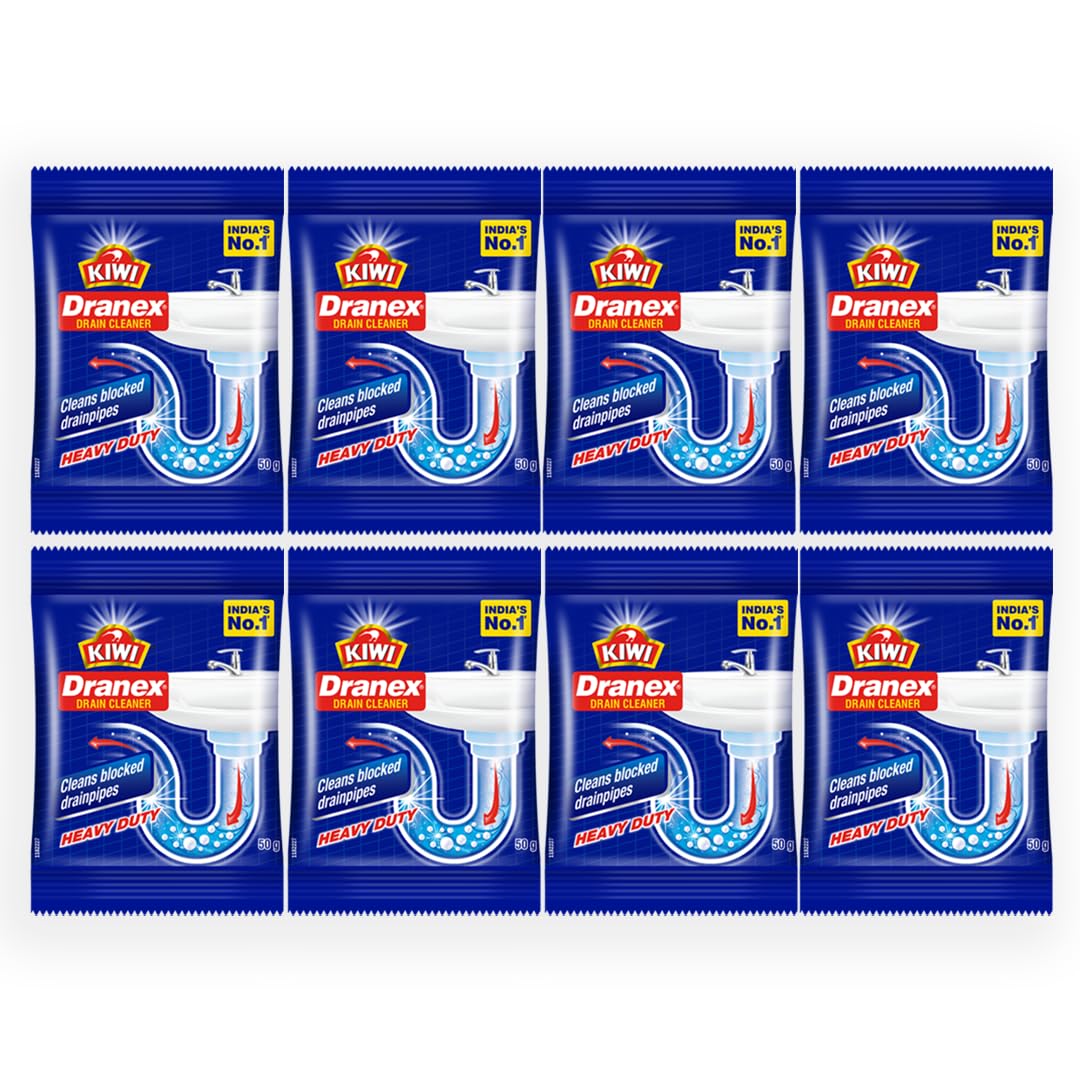 Kiwi Dranex Drain Cleaner Powder | India's No.1 Drain Expert