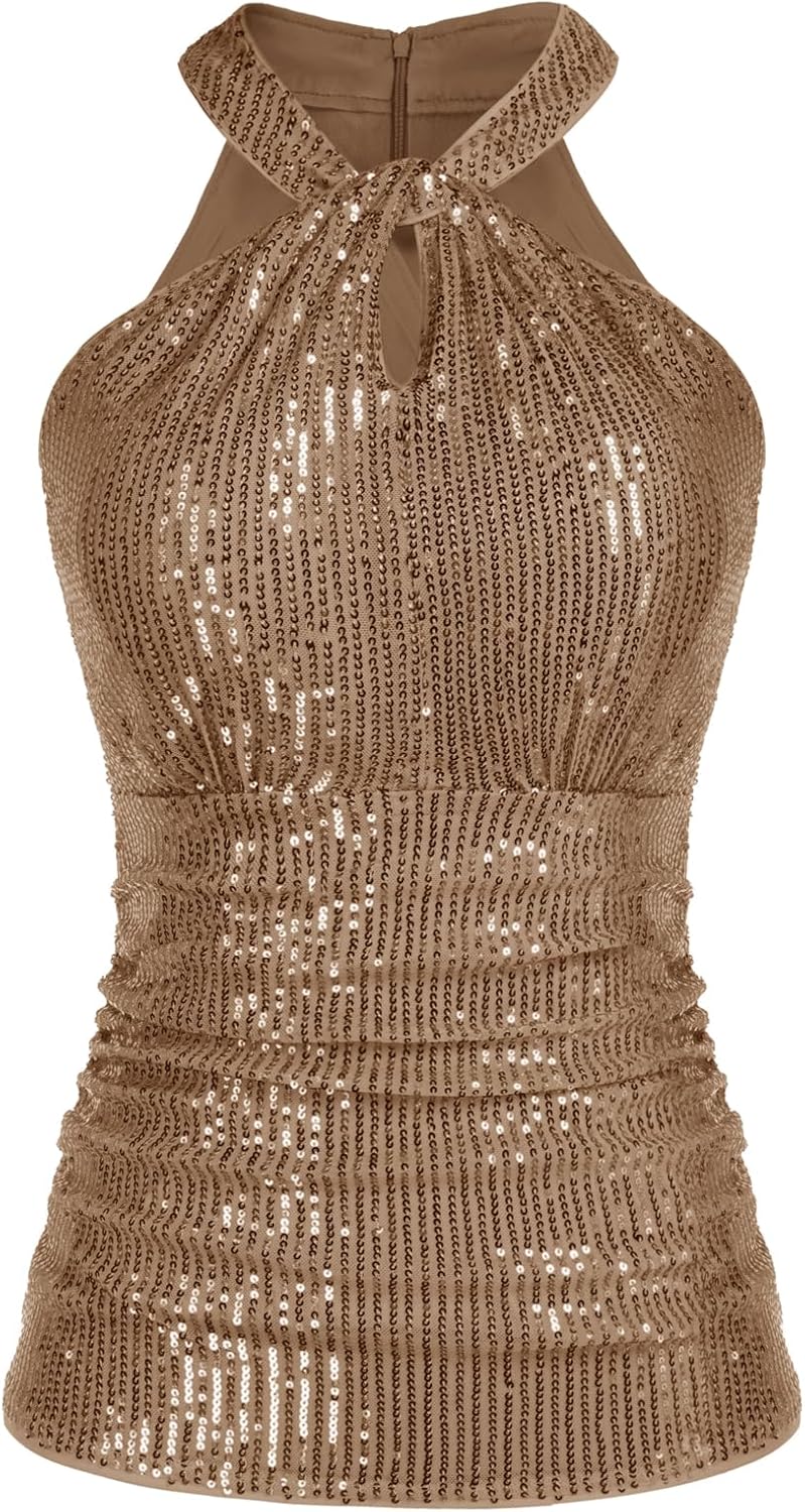 GRACE KARIN Sequin Tops for Women Elegant Tops UK Ubuy