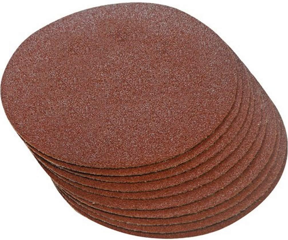 Silverline 298538 Hook and Loop Discs 300 mm 10pk 300 mm 60 Grit