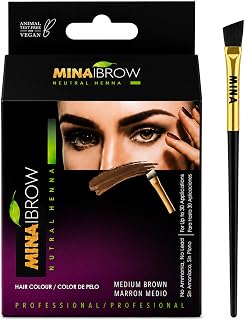 MINA ibrow Henna Hair Color Semi Permanent Henna Tint Kit