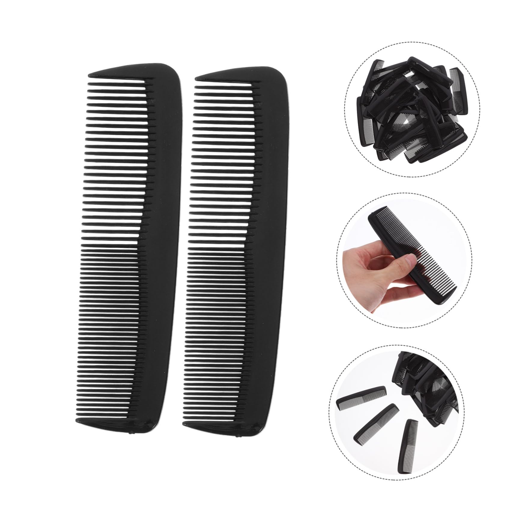 FOMIYES 4 Set Di Pettini Da Barbiere Per Lo Styling Dei Strumento Per Tagliare I A Denti Per Parrucchiere E Per Uso Domestico 50 Pezzi * 4
