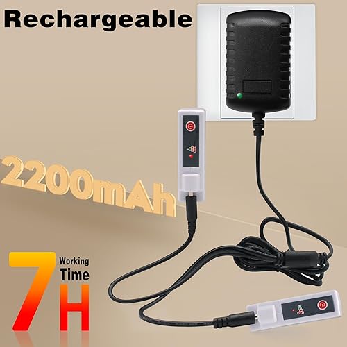 Miniatura 3 de Calcetines calefactables para hombres y mujeres, calcetines eléctricos recargables con pilas, térmicos, cálidos, de invierno, lavables, para