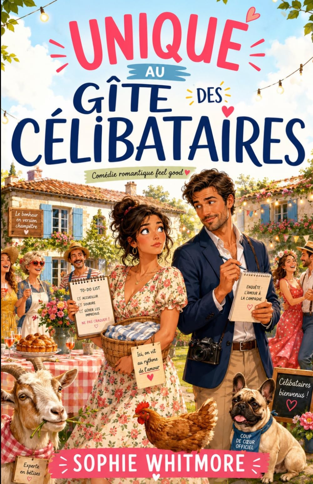 Unique au gîte des célibataires: Unique au gîte des célibataires (Les comédies romantiques de Sophie Whitmore)