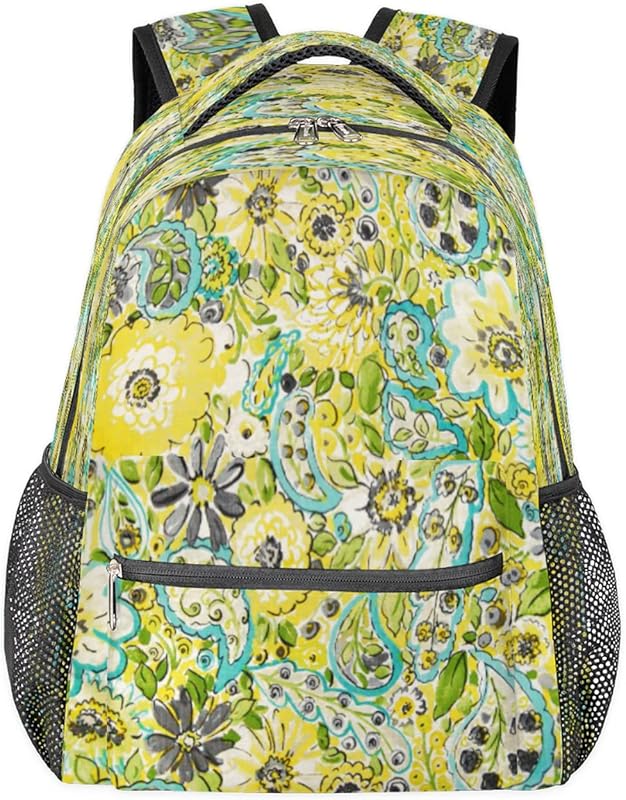 Mochilas de flores amarelas para mulheres e homens, mochila escolar floral para meninos e meninas adolescentes, mochilas para laptop para faculdade de trabalho, mochila de viagem à prova d'água mochila para caminhada, Multicor, Medium em oferta na Shopee Mochilas de flores amarelas para mulheres e homens, mochila escolar floral para meninos e meninas adolescentes, mochilas para laptop para faculdade de trabalho, mochila de viagem à prova d'água mochila para caminhada, Multicor, Medium em oferta na Shopee