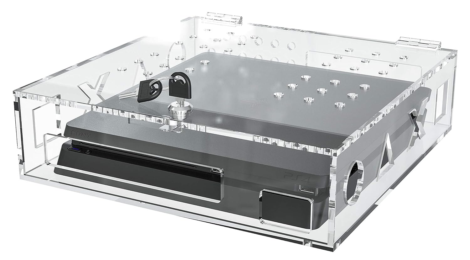 Console Lock Box for Parents - Acrylic Display Case for PlayStation 4 | Secure Display & Theft Deterrent for PlayStation 4, PS4 Slim, PS4 Pro, Family Gift for Healthy Screen Habits 5 71GQaCS6SwL. SL1500