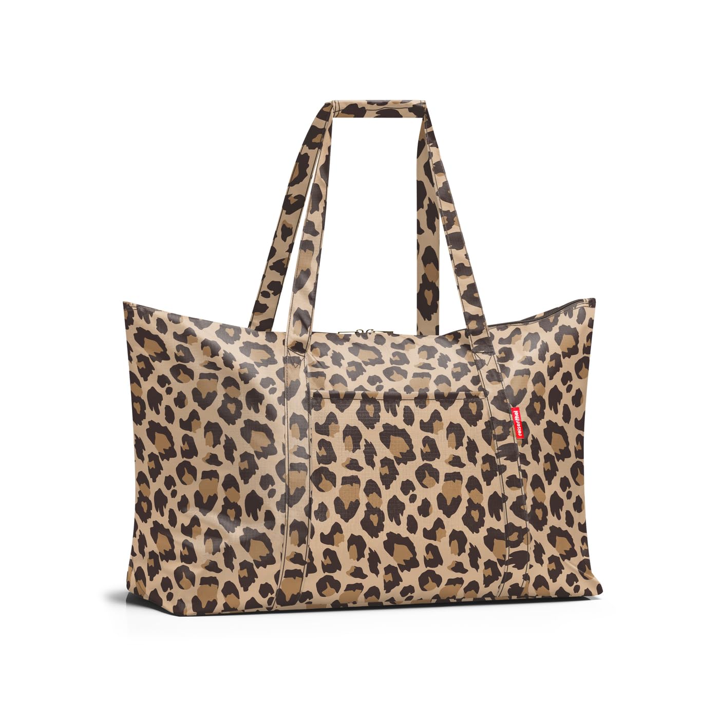 reisenthel Shopper XL leo macchiato - ruime boodschappentas en elegante handtas in één - van waterafstotend materiaal, Leo Macchiato, Eén maat, Sport reisenthel Shopper XL leo macchiato - ruime boodschappentas en elegante handtas in één - van waterafstotend materiaal, Leo Macchiato, Eén maat, Sport