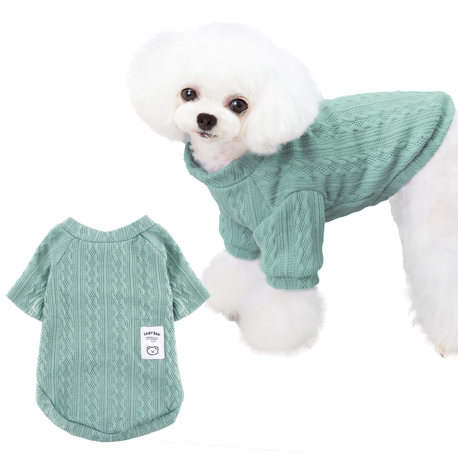 Jersey Perro Pequeño, ACTOYS Ropa Perro Pequeño, Sudadera Perro, Ropa para Gatos, Jersey de Punto para Cachorro, para Perros y Gatos Medianos Pequeños
