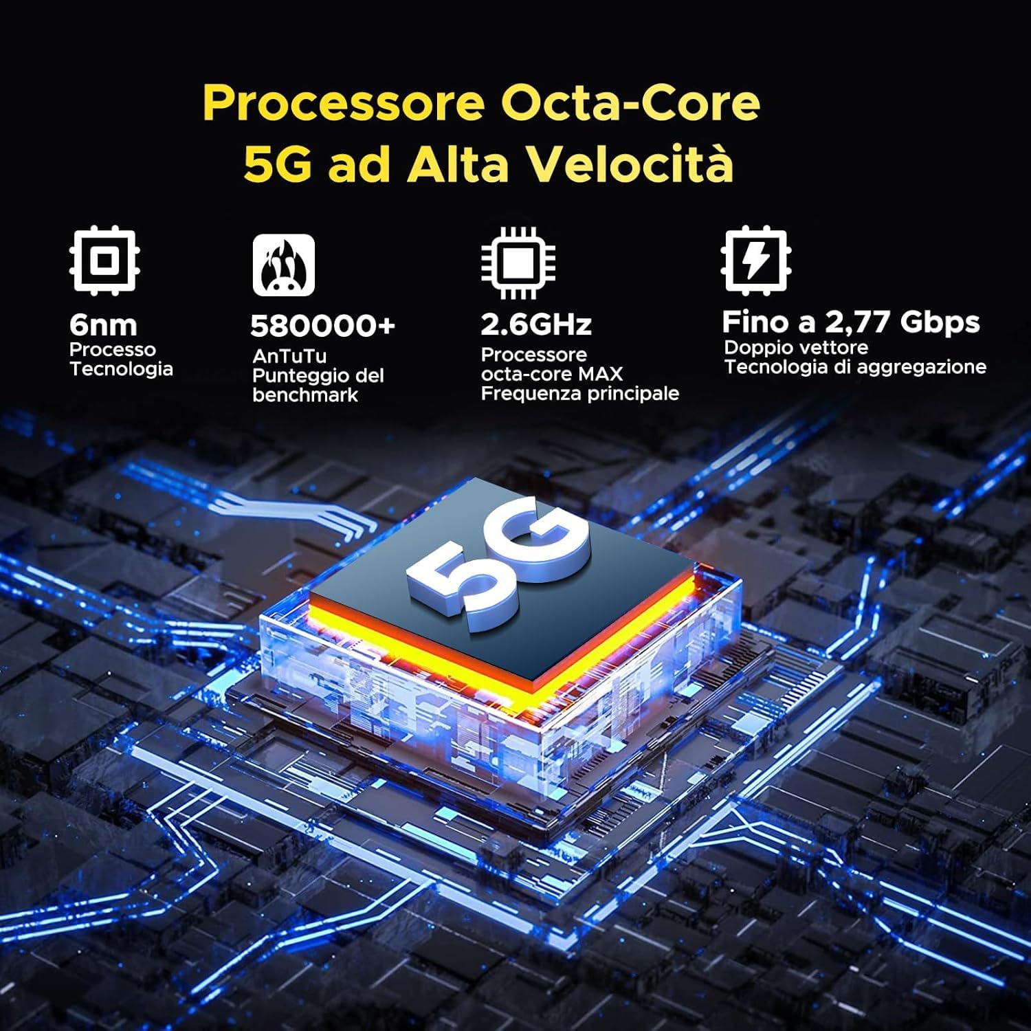 DOOGEE S200 5G Rugged Smartphone 32 GB+256 GB,10100 mAh,1.32" Rear Display, Dimensity 7050 Octa Core,100 MP+20 MP+2 MP,6.72”FHD 120 Hz, Android 14,Fingerprint ID/Face Unlock/NFC/WiFi6/GPS Argento