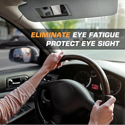 Miniatura 6 de Visera solar para el lado izquierdo del conductor y del pasajero derecho con ajuste ligero para Toyota Camry 2007 2008 2009 2010 2011 gris repuesto