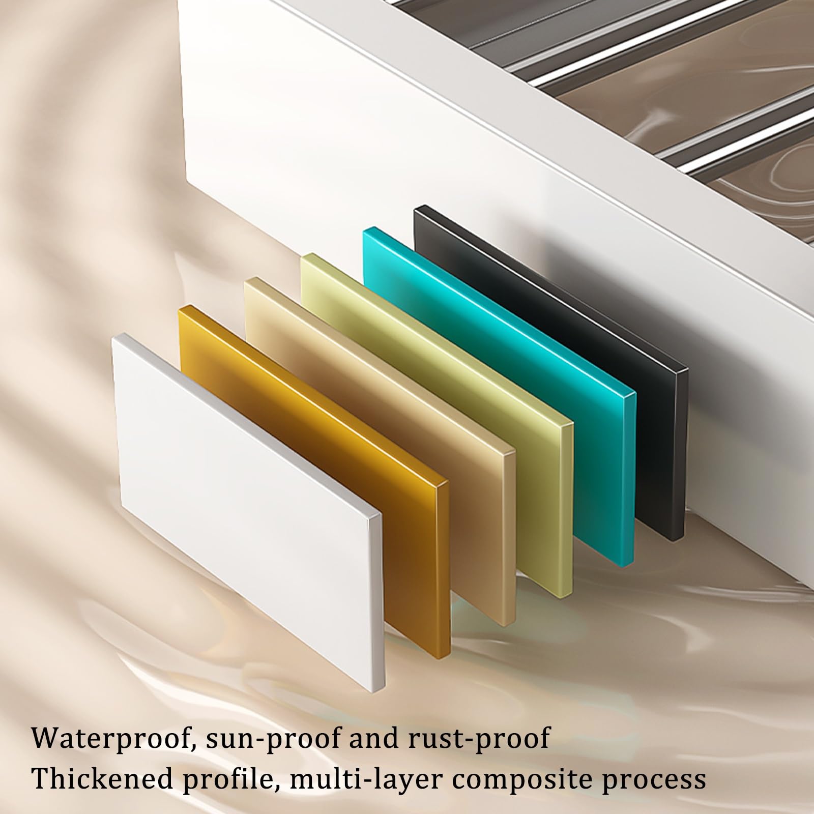 Wäscheständer Wandmontage Ausziehbar 80 cm, Wäscheständer Wand, Rostfreier Wäscheständer für Balkon, Platzsparender Handtuchtrockner, Ideal für Indoor & Outdoor, Wäsche, Badezimmer