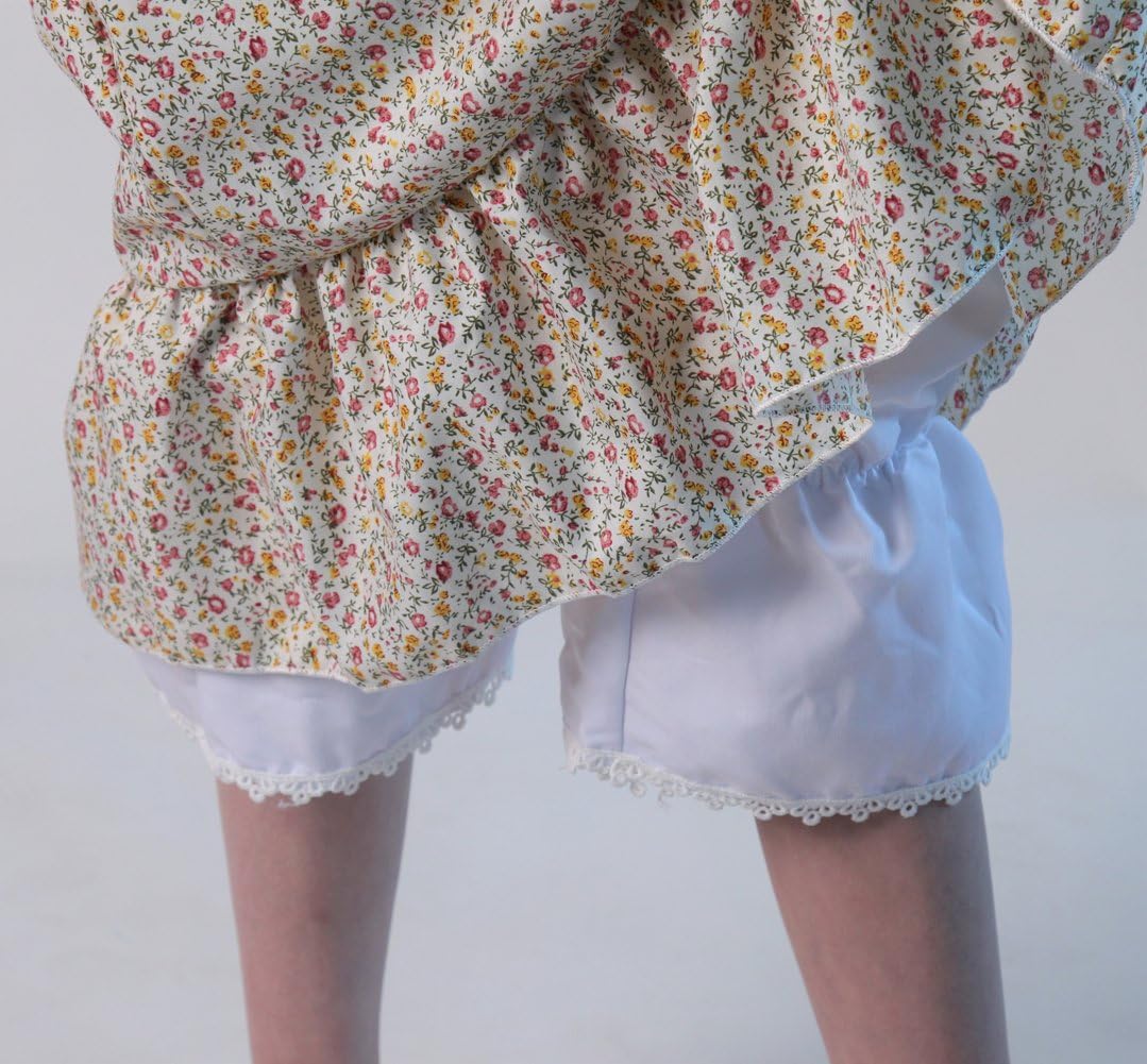 Girls Classic Pioneer Peasant Costume Bloomers (Choose Color and Size) - Image 3