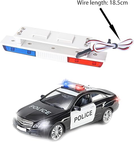 Miniatura 6 de ShareGoo - Luces de policía de simulación RC para coche, luz LED, luz de techo, decoración compatible con Traxxas HSP HPI Tamiya 4WD Axial Arrma