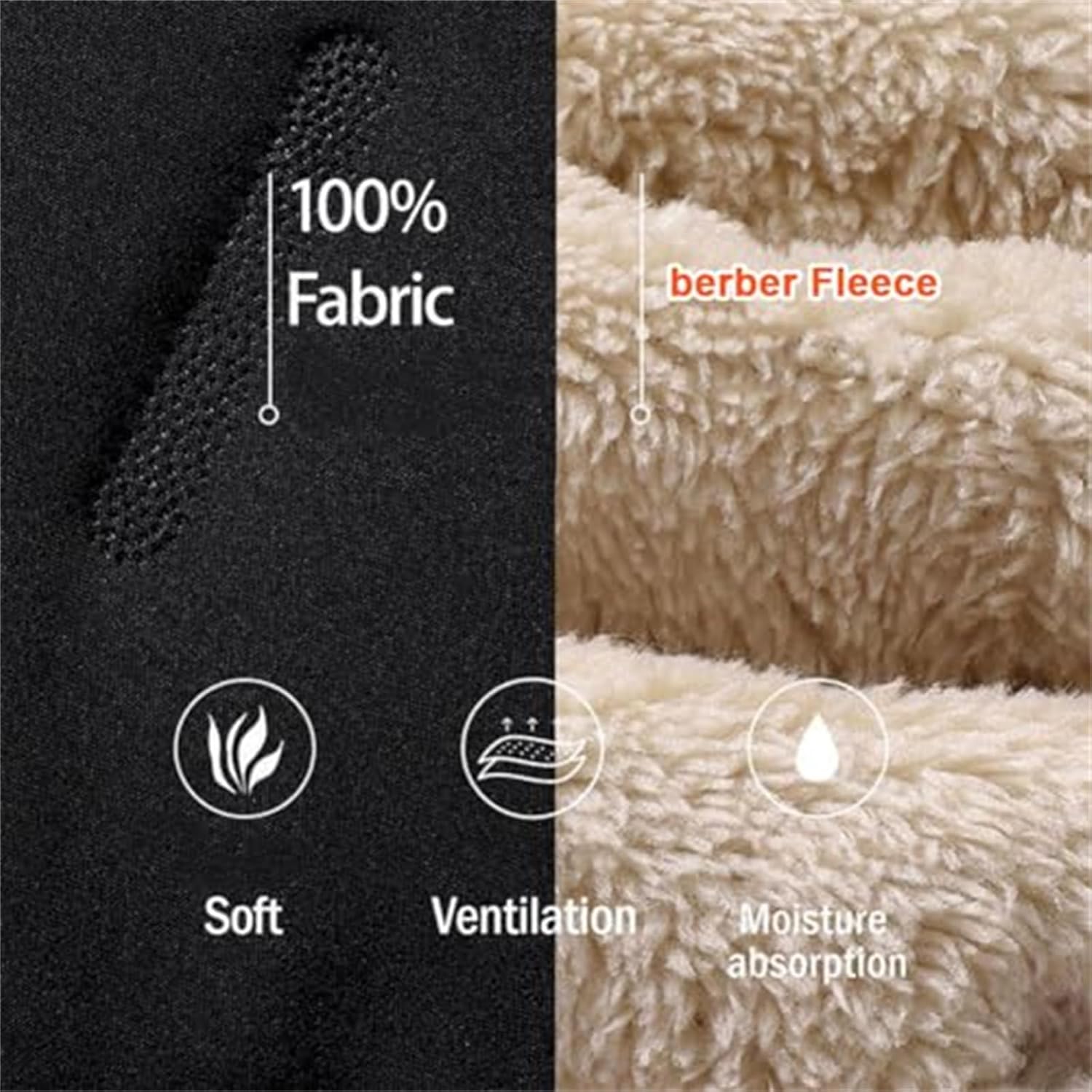 Heated Pants for Men Women Winter Warm Fleece Pants USB Heating Trousers Sherpa Lined Track Sweatpants for Snow