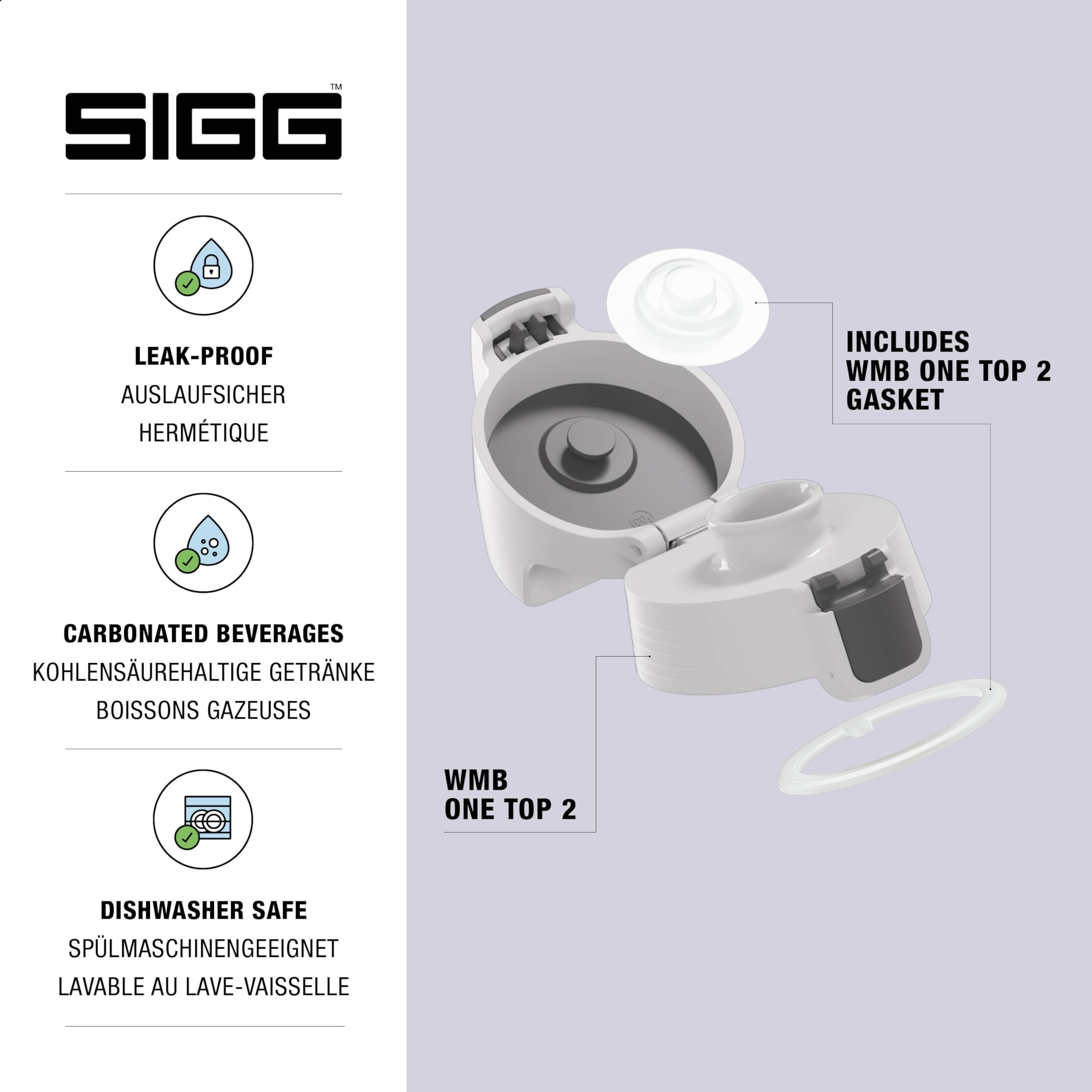 Sigg WMB ONE Top 2 Grey Anthracite, 1000 ml - Image 2