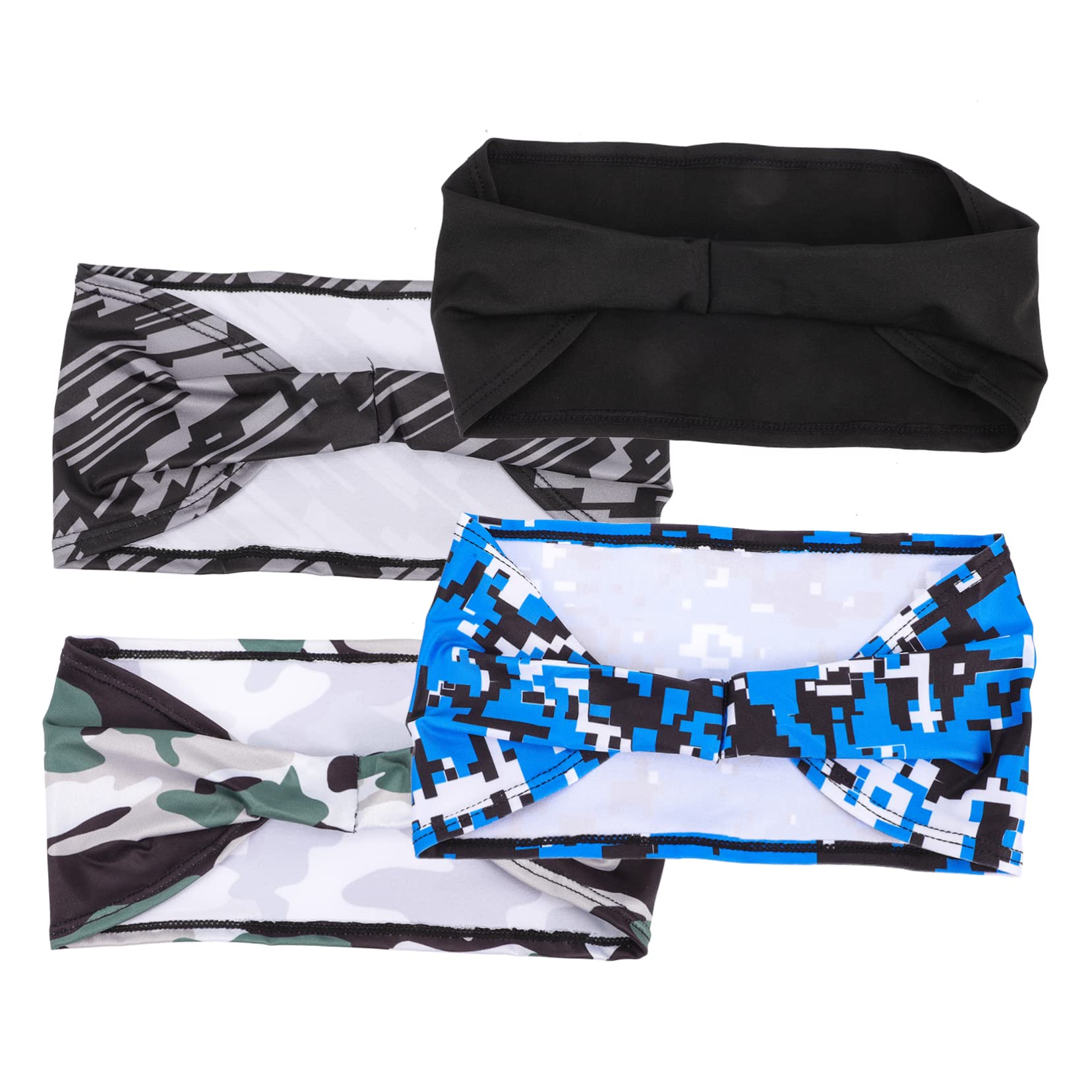 TOYANDONA Fasce Elastiche Assorbenti Per Sport E Fitness E Traspiranti Adatte Per Corsa Yoga E Allenamento Materiale Alta Design Per Circonferenza Della Camo