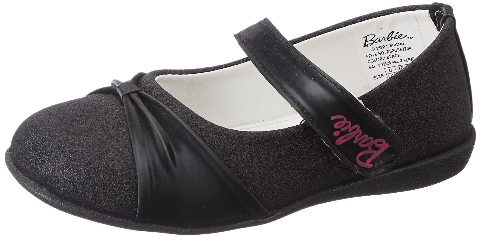 Toothless Barbie Girls Ballerina Black Ballet Flat (Bbpgbe3706) (B09C8VCTBS) Amazon Price History, Amazon Price Tracker