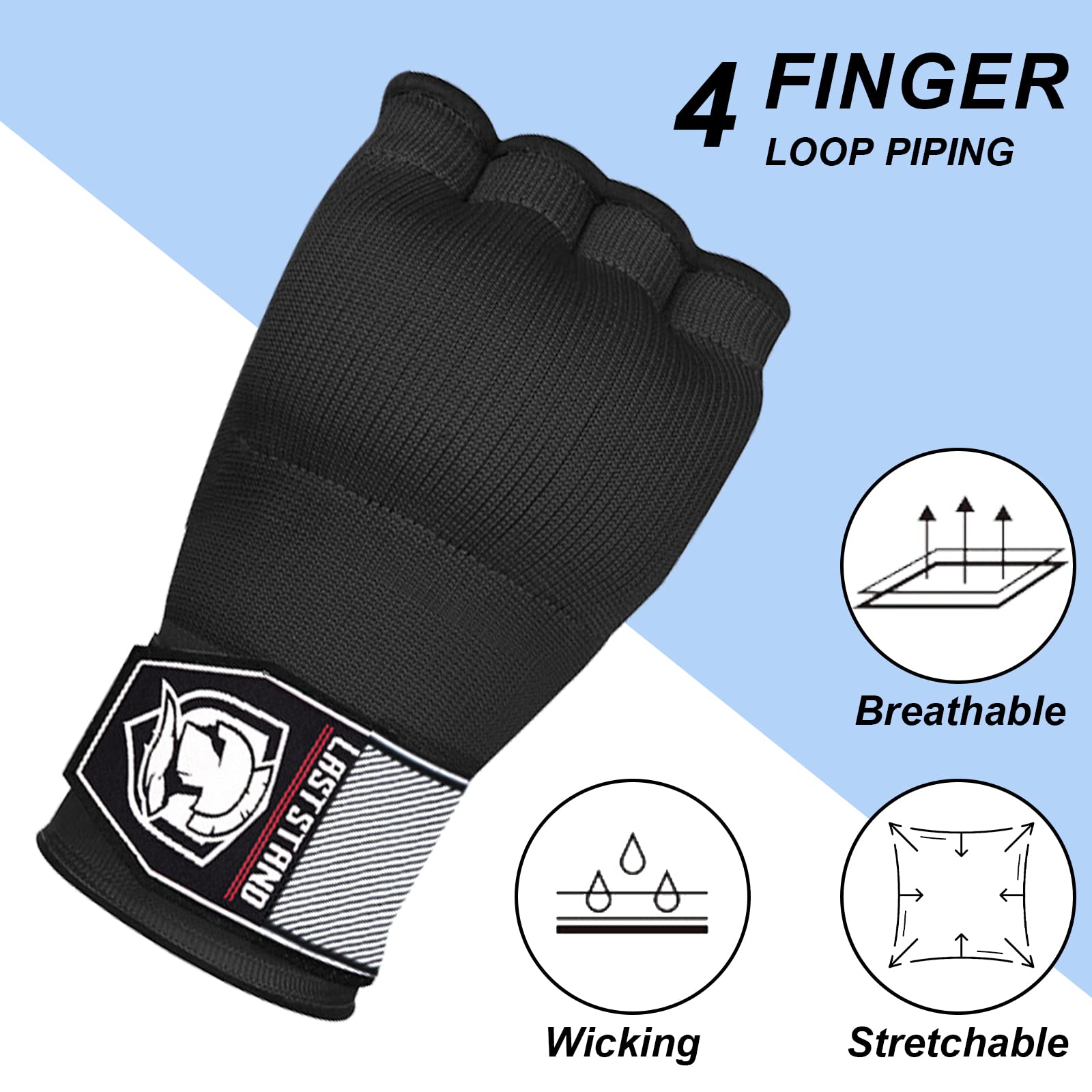 Sous-gants De Boxe RDX Avec Bandes Gel - Protection Main Et Poignet - 100 Cm - Pour MMA, Muay Thai - 12