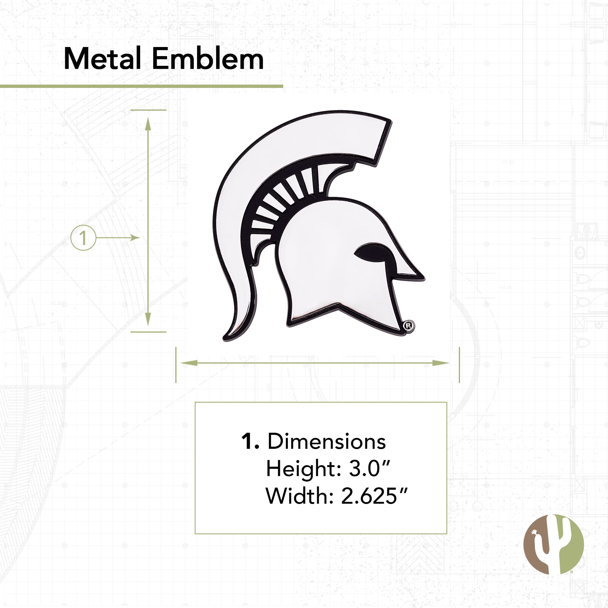 Team Promark MLB Los Angeles Dodgers Metal Emblem, 3