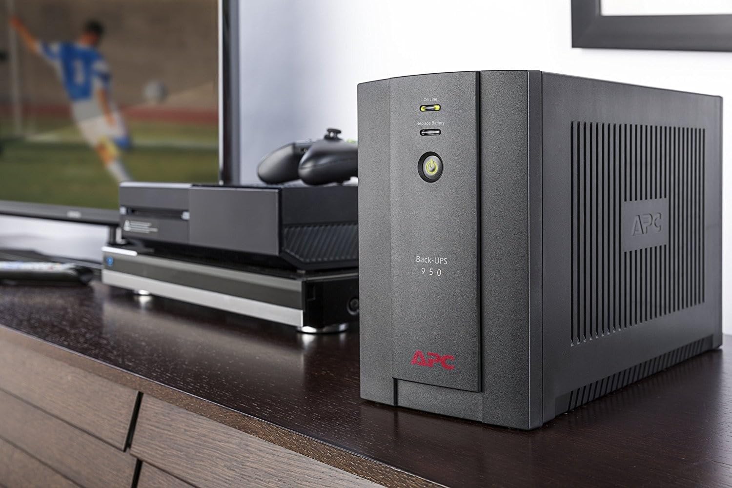 APC Back-UPS BX - BX950UI - Gruppo di Continuità (UPS) Potenza 950VA (AVR, 6 Uscite IEC-C13, USB, Shutdown Software)