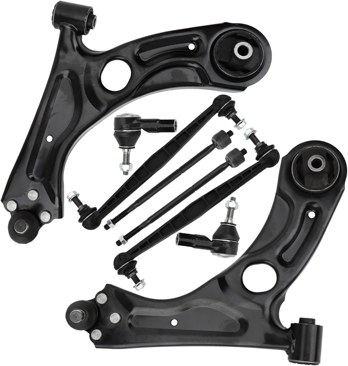 DRIVESTAR K622426 K622428 ES800929 EV800936 K750630 8PCS Front Left Right Lower Control Arm, fit 2012-2020 for Chevrolet Sonic