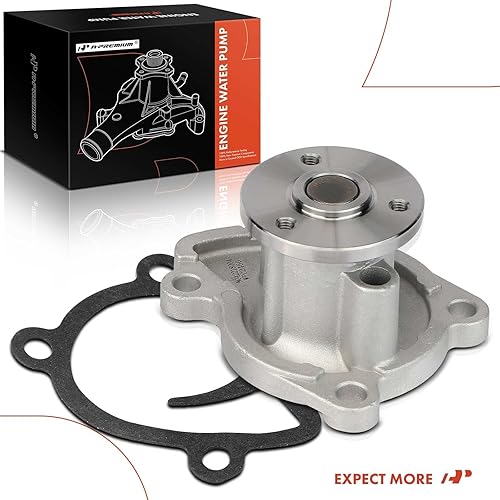 Miniatura 8 de A-Premium Bomba de agua de motor con junta compatible con Nissan Versa 2012-219, marzo 2012-2013 2015-2020, Micra 2017, DOHC L4 1.6L